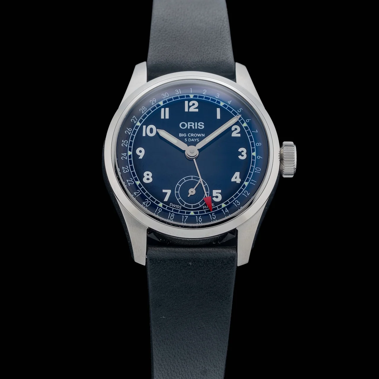 Oris Big Crown Pointer Date Calibre 403 01 403 7776 4065-07 5 19 11 210009N39680 38 mm kol saati