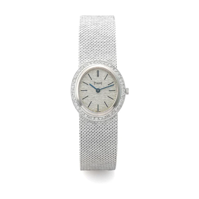 Piaget PIAGET, REF. 9337, DIAMOND BEZEL, WHITE GOLD kol saati