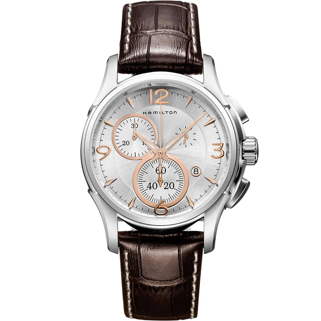 Hamilton Jazzmaster Chrono Quartz H32612555 42 mm kol saati