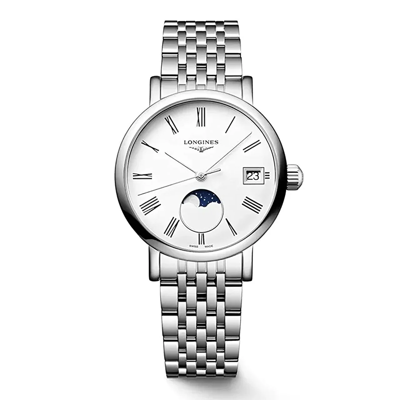 Longines Elegant Collection Moonphase L43304116 30 mm kol saati
