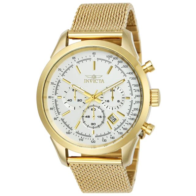 Invicta Speedway Watch - 45mm, Gold (ZG-25225) kol saati