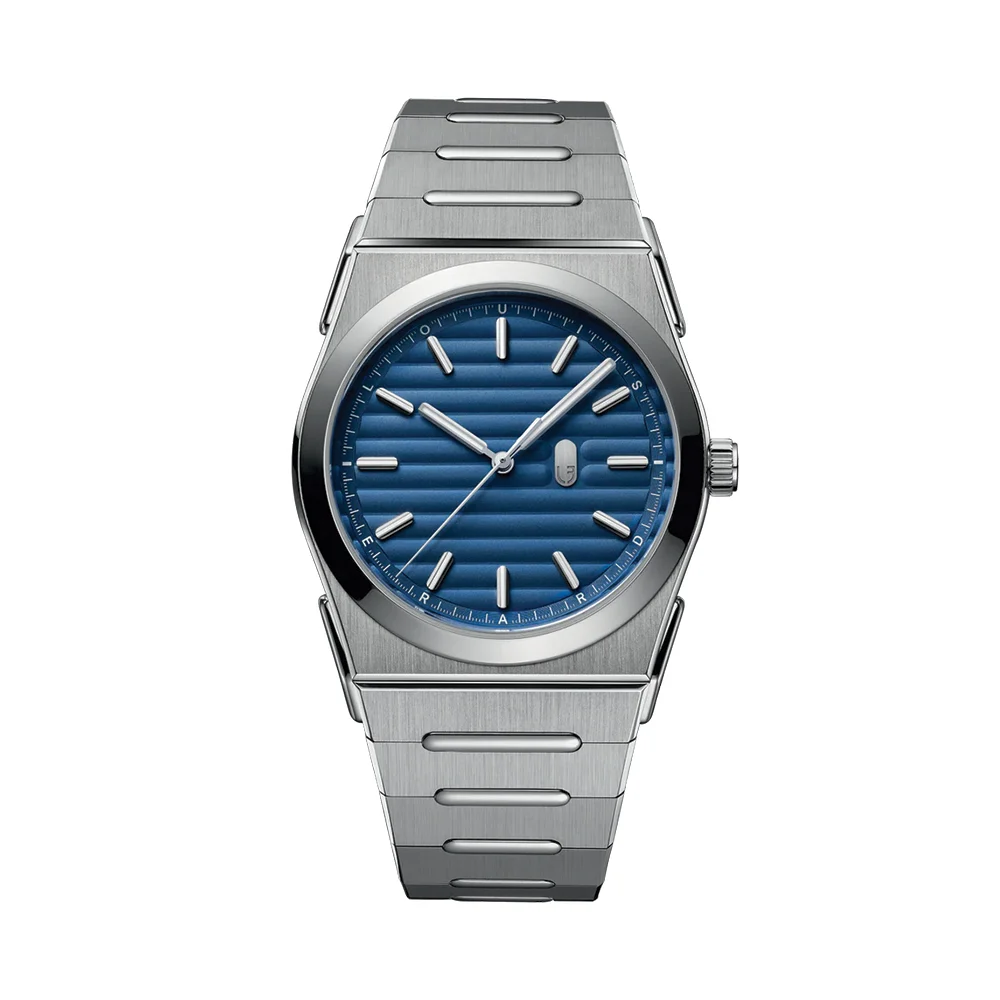 Louis Erard Blue on Bracelet 35123TA01.BMT12 40 mm kol saati