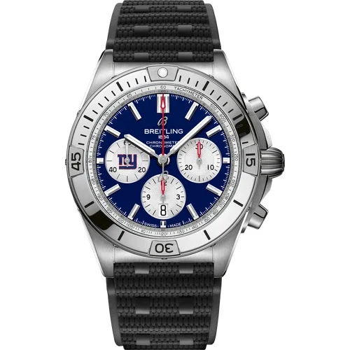 Breitling Chronomat B01 42 NFL New York Giants Edition AB01342B1CAS1 kol saati