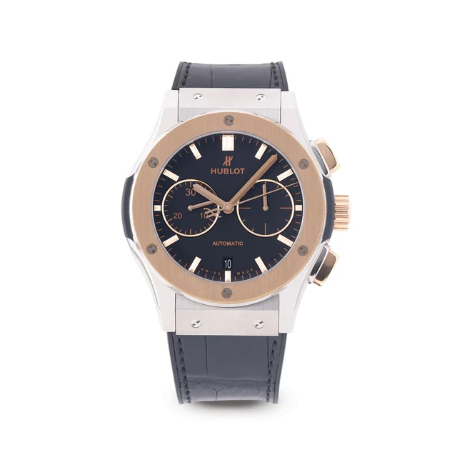 Hublot HUBLOT, REF. 521.NO.1181.LR, CLASSIC FUSION CHRONOGRAPH, TITANIUM AND 18K KING GOLD