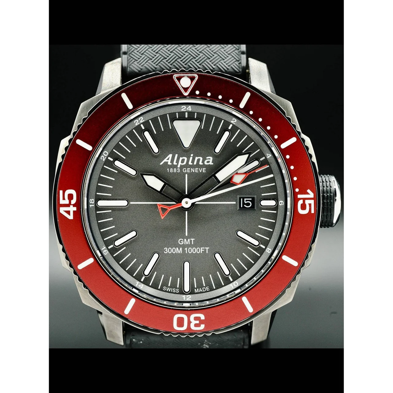 ALPINA Seastrong Diver AL-247LGBRG4 210000029744 44 mm kol saati