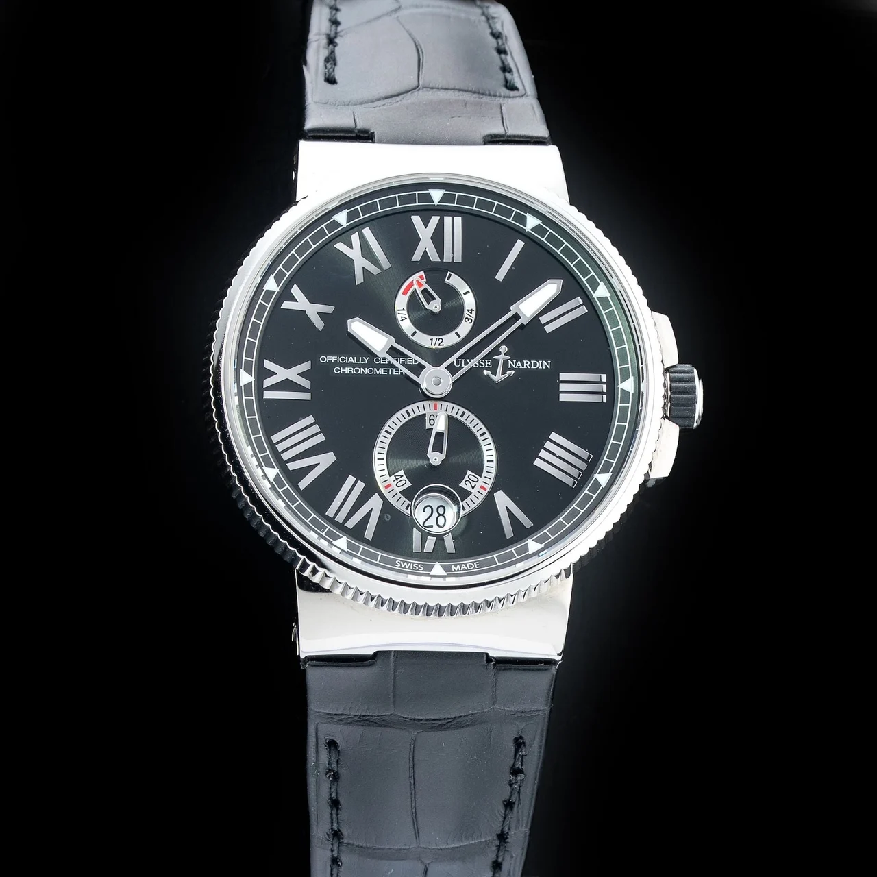 Ulysse Nardin Uylsse Nardin 1183-122/42 Marine Chronometer 210009N34771 45 mm kol saati