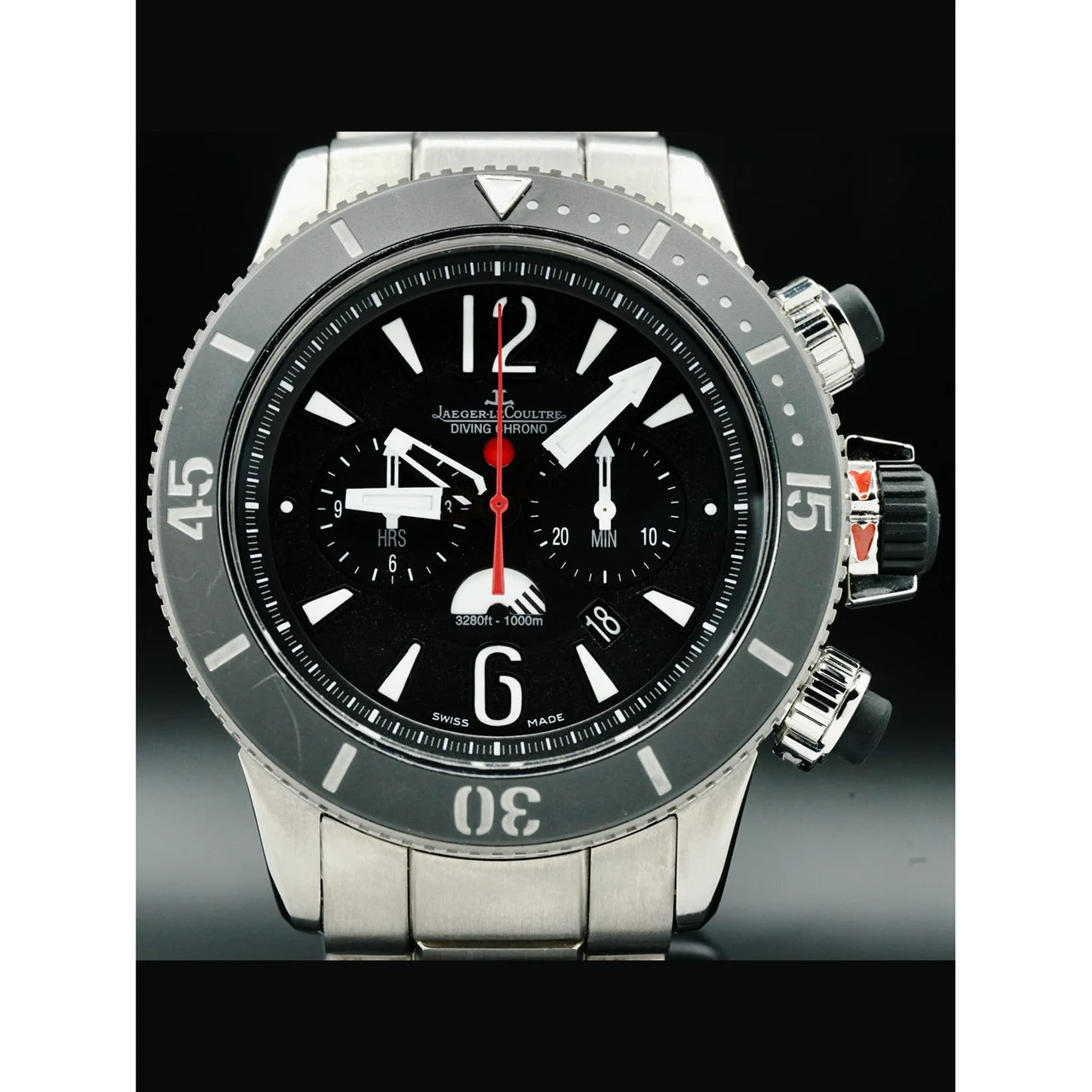 Jaeger-Lecoultre Jaeger LeCoultre Compressor Diving Chronograph GMT Navy Seals Q178T670 210000041949 46 mm kol saati