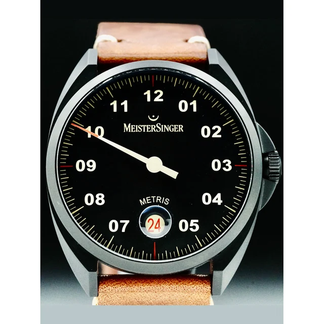 Meistersinger Metris Black Line 210000048802 kol saati