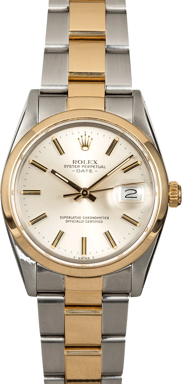 Rolex Date 15003 Two-Tone Oyster 34 mm kol saati