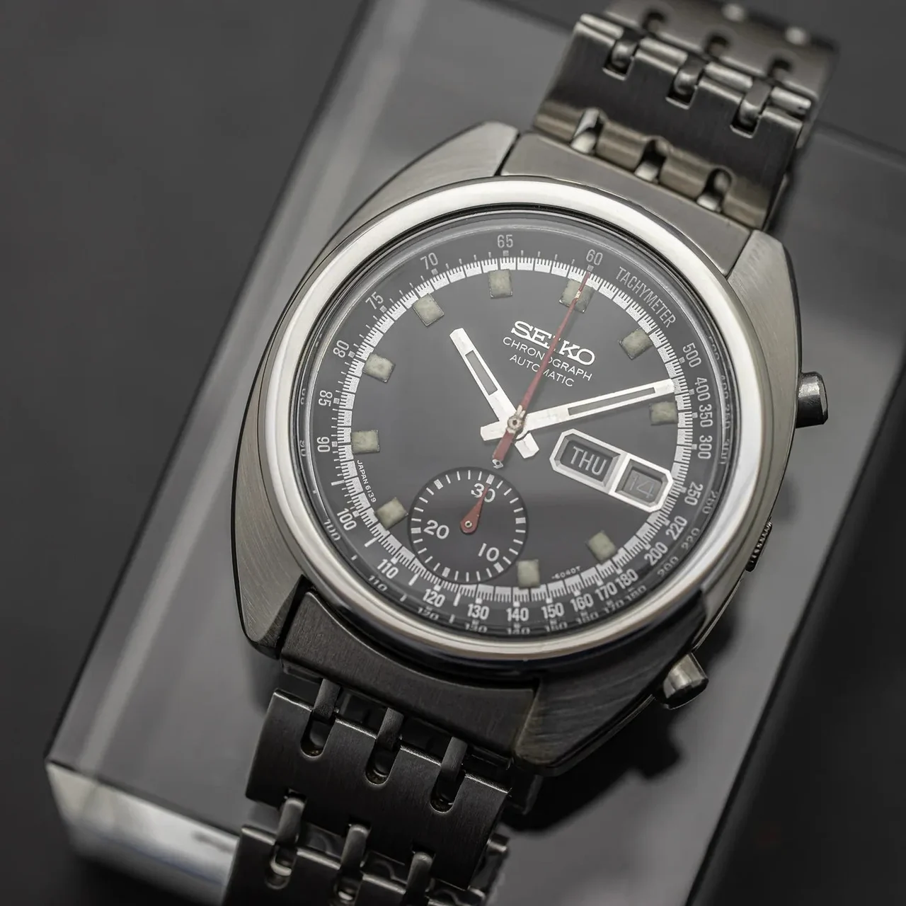Seiko Bruce Lee, Ref. 6139-6012, Cal. 6139, Men’s Chronograph Vint 39 mm kol saati