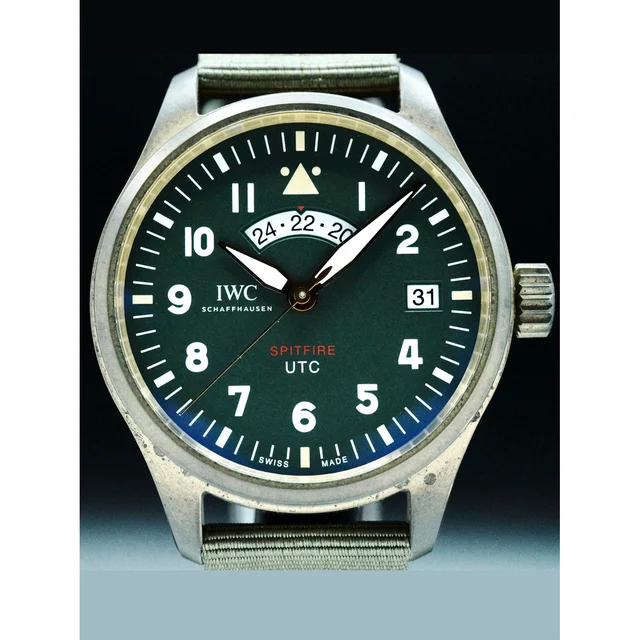 IWC Pilot Spitfire UTC 210000077443 kol saati