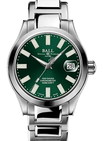 Ball Watch Co. Engineer III Marvelight Chronometer 36mm Green - Ltd Ed 1000pcs Ref. NL9616