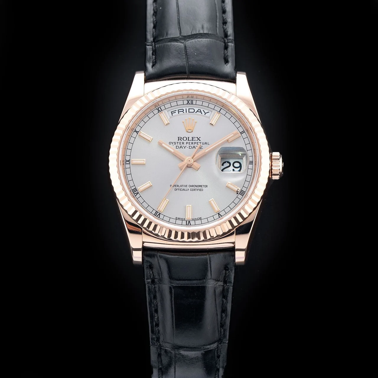 Rolex Day-Date 36 Rose Gold 210009N33176 36 mm kol saati