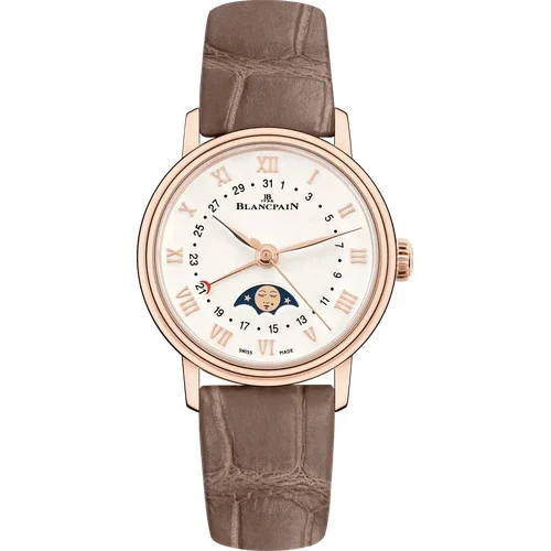 Blancpain Villeret Quantième Phases de Lune 6106 3642 55A 29.2 mm kol saati