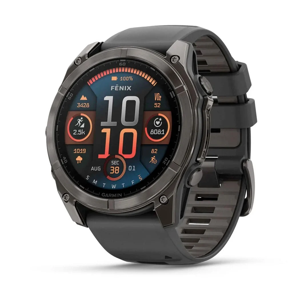 Garmin Fenix 8 51mm Amoled Sapphire Carbon Gray DLC Titanium 010-02905-20 51 mm kol saati