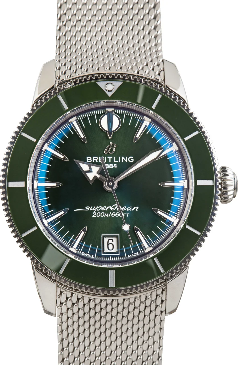 Breitling Superocean Heritage B31 Green Dial AB3110361L1A1 40 mm kol saati