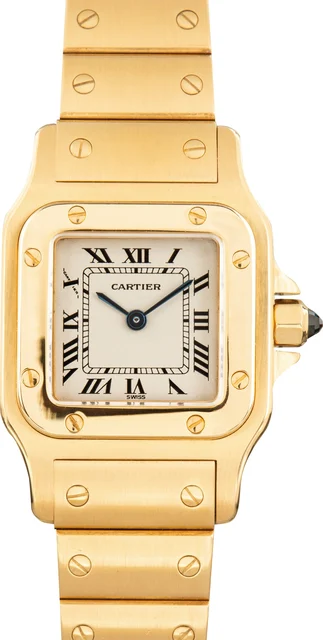Cartier Santos Galbee Ref W20010C5 Small Model kol saati