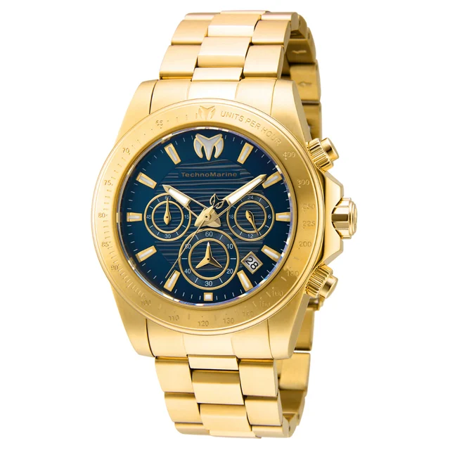 Invicta TechnoMarine Manta Ray Watch - 42mm, Gold (TM-219006) kol saati