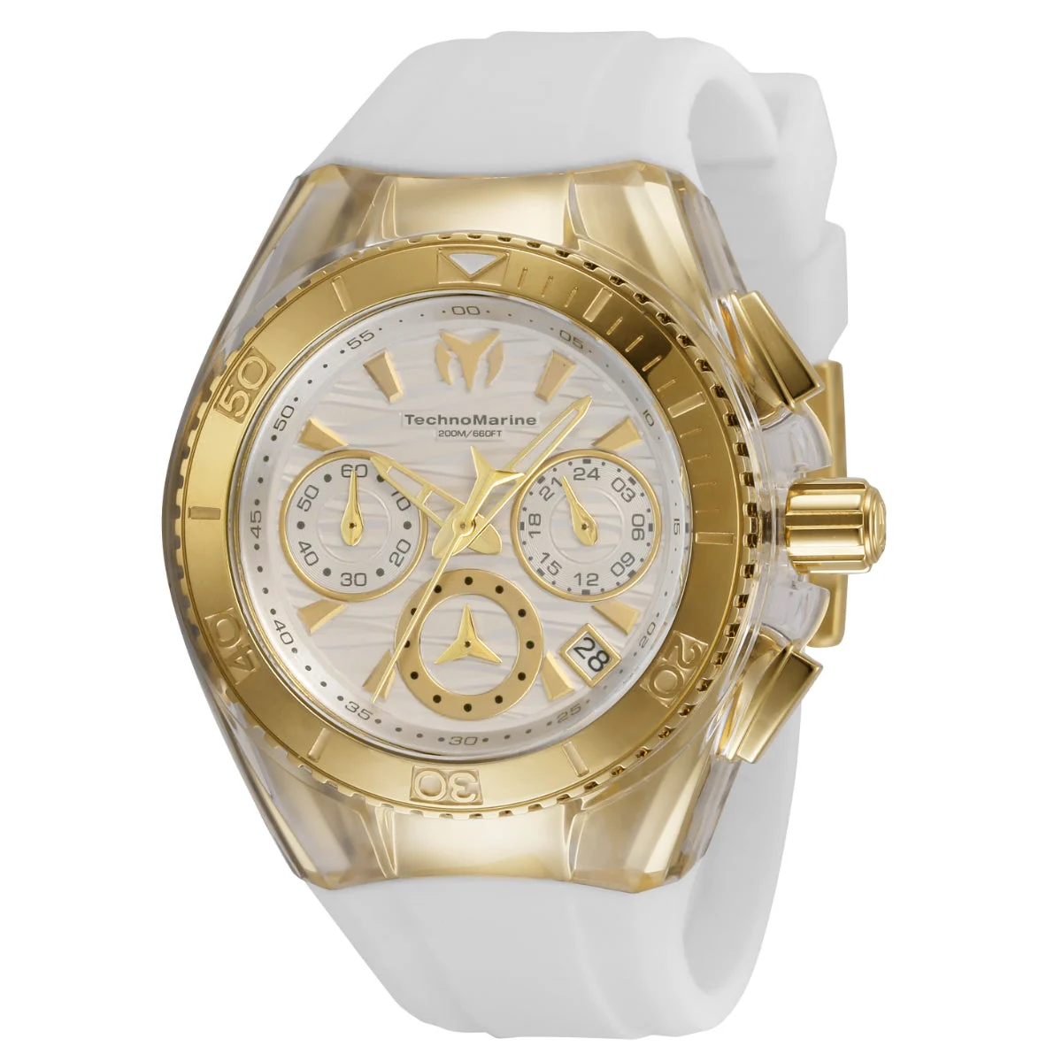 Technomarine Cruise Star Watch - 40.57mm, White (TM-120035) kol saati