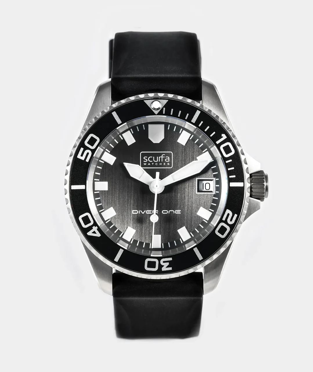 Scurfawatches D1-500-TITANIUM-BLACK-PROTO-DIAL-24 40 mm kol saati