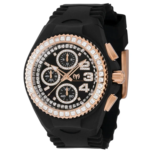 Technomarine Cruise JellyFish Watch - 40mm, Black (TM-121200) kol saati