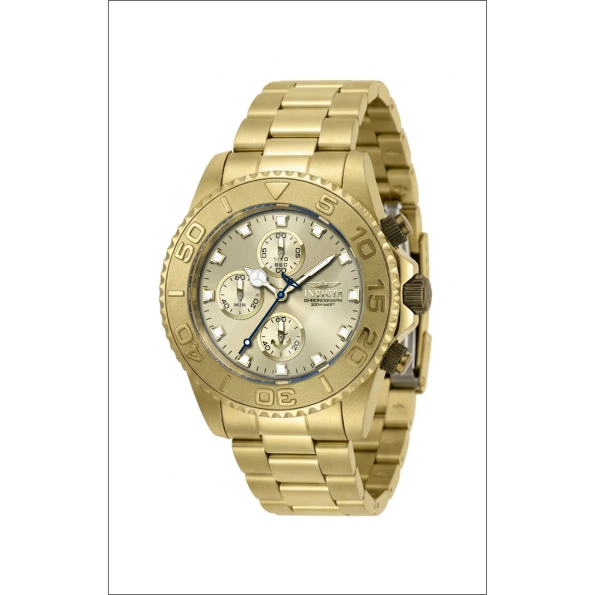 Invicta Watch - 44mm, Gold (47654) 44 mm kol saati