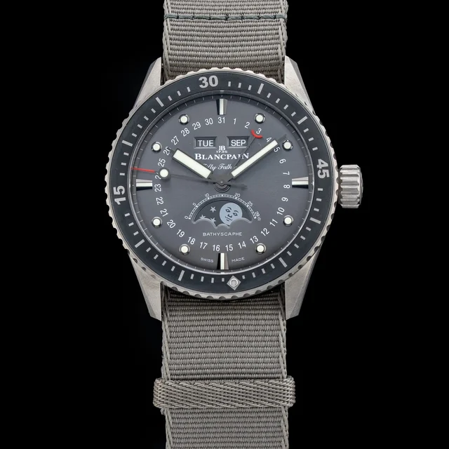 Blancpain Fifty Fathoms Bathyscaphe Complete Calendar Titanium 5054 1210 NAGA NAP210009N40