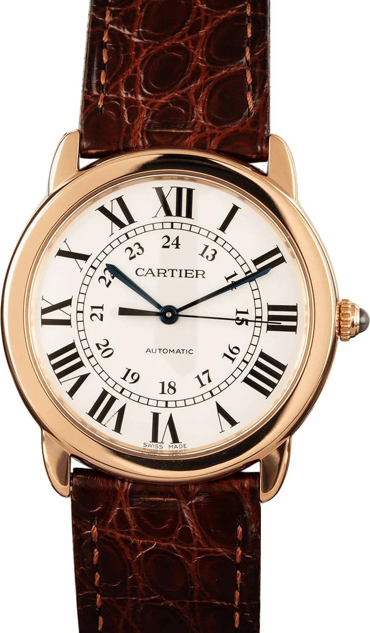 Cartier Ronde Solo W2RN0008 CRTW2RN0008 36 mm kol saati