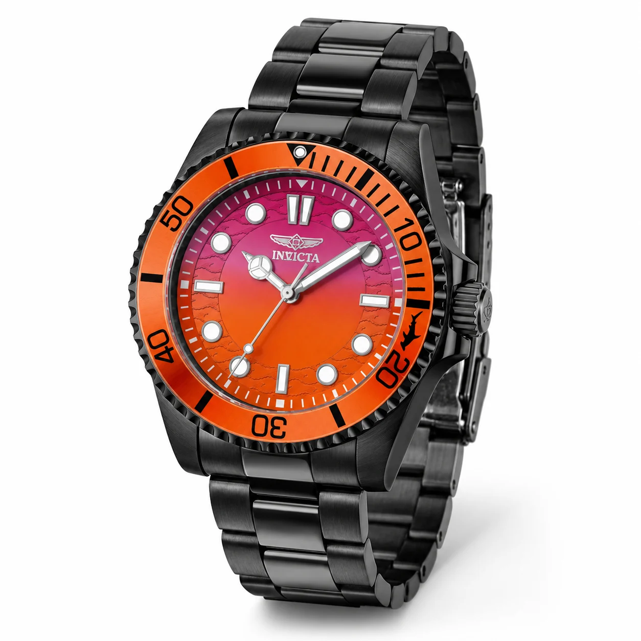 Invicta Pro Diver Kromatyk Watch - 43mm, Black (50971) 43 mm kol saati