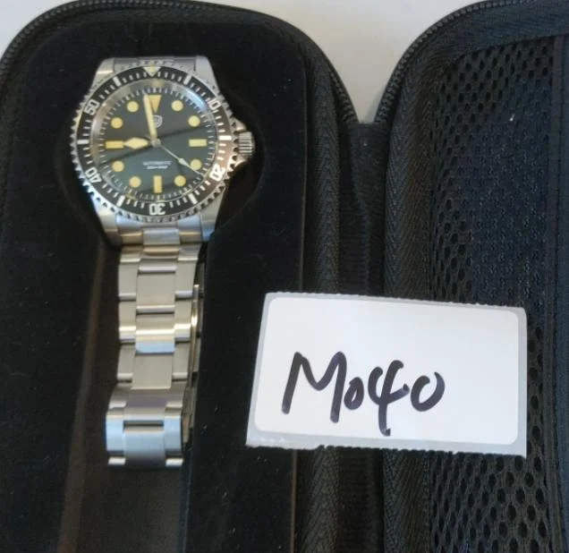 Watchdives Vintage Sub Dive Watch 兰-二手代发-Nancy-WD-0156 38 mm kol saati