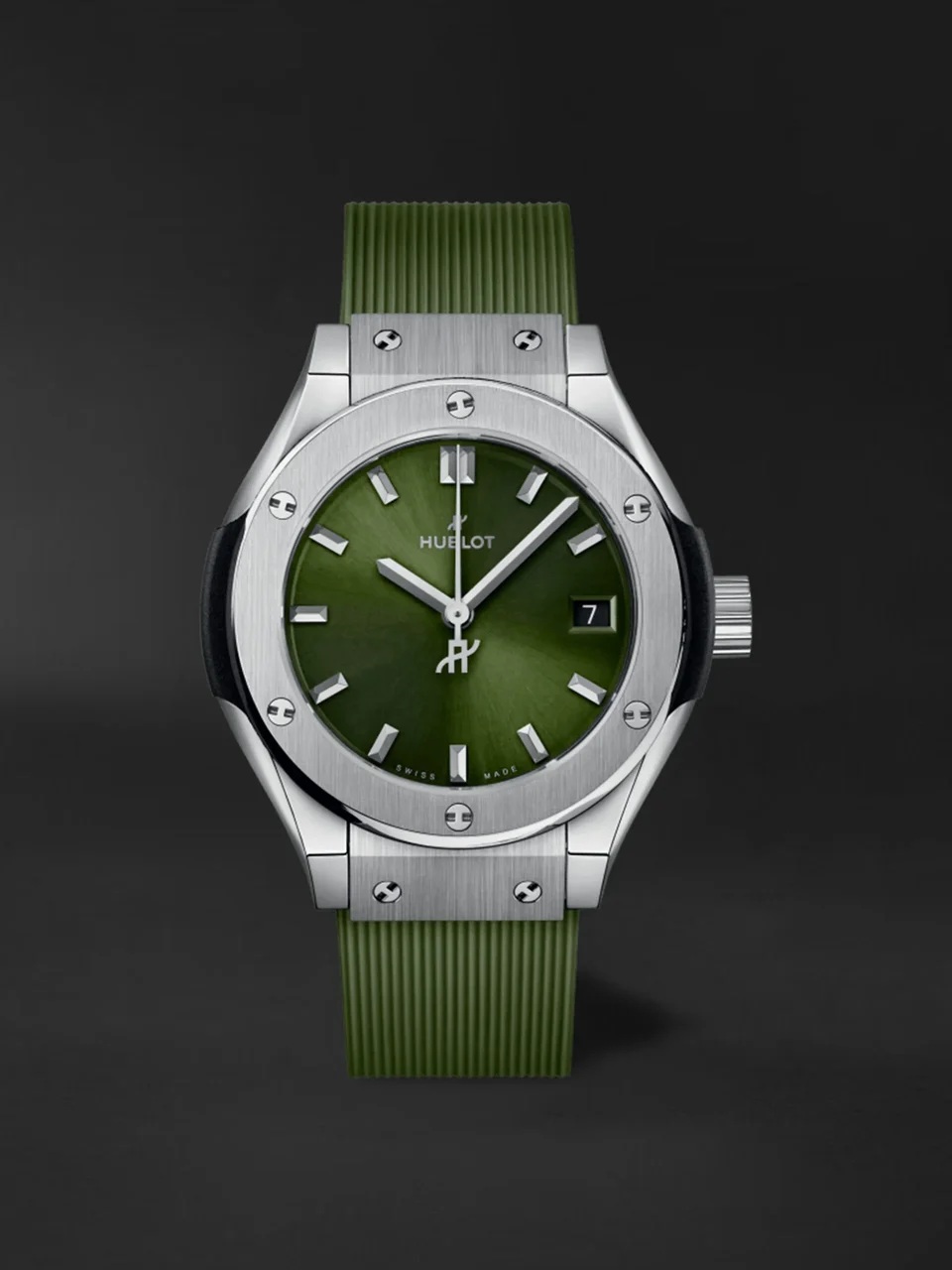 Hublot Classic Fusion Titanium Green 591.NX.8970.RX 29 mm kol saati