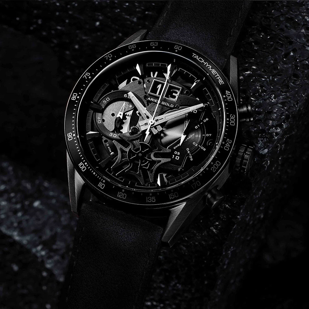 Aries Gold Aries Gold G 7008 BK-BK 44 mm kol saati