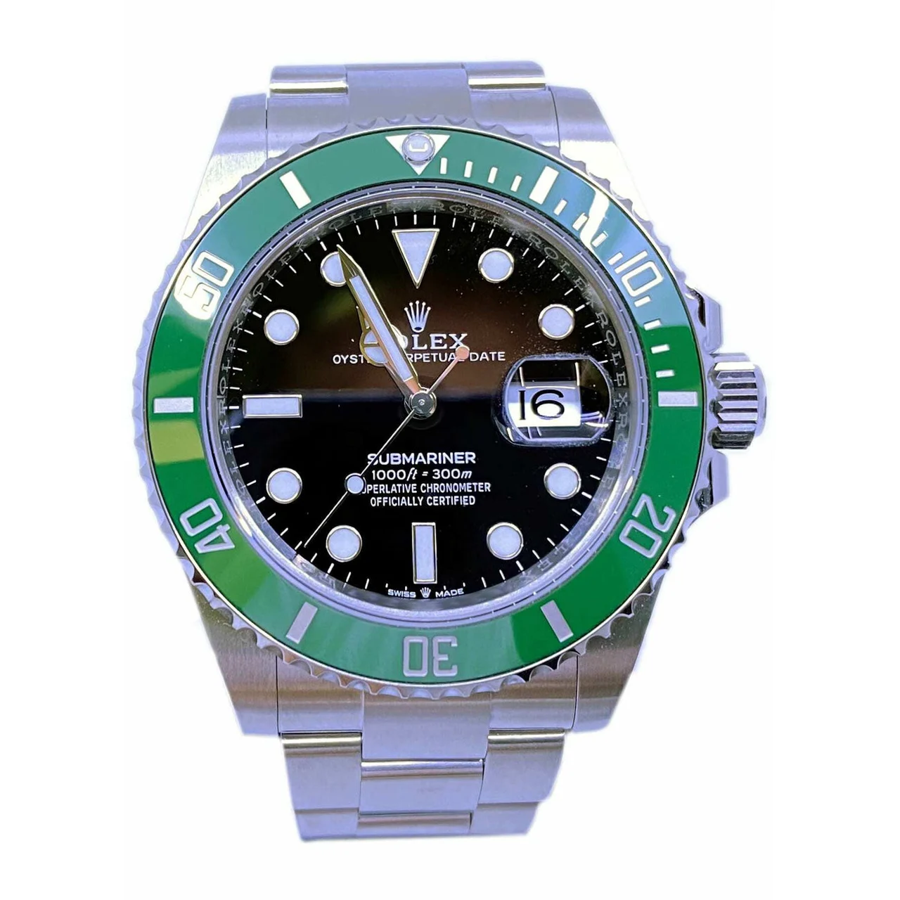 Rolex Submariner "Kermit" 41mm 126610LV 210000016260 41 mm kol saati