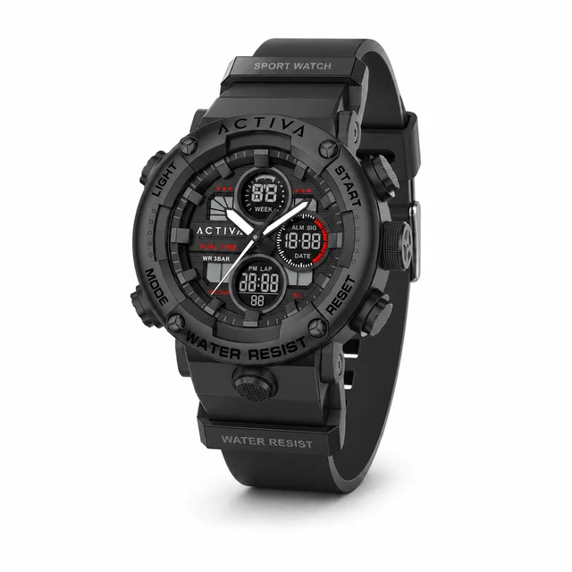 Activa Invicta Digital Watch - 52mm. Black (ACW8038-005) kol saati
