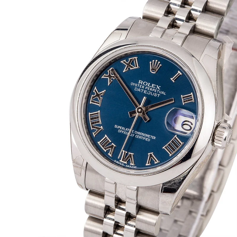 Rolex Factory Stickered Mid-Size DateJust 178240 178240BRJ 31 mm kol saati