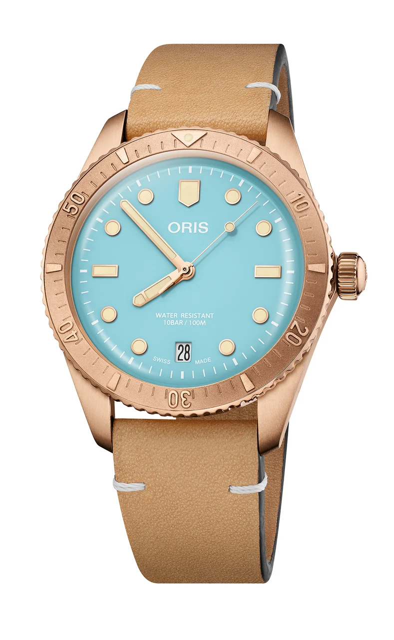 Oris Divers Sixty-Five Cotton Candy 01 733 7771 3155-07 5 19 04BR 38 mm kol saati