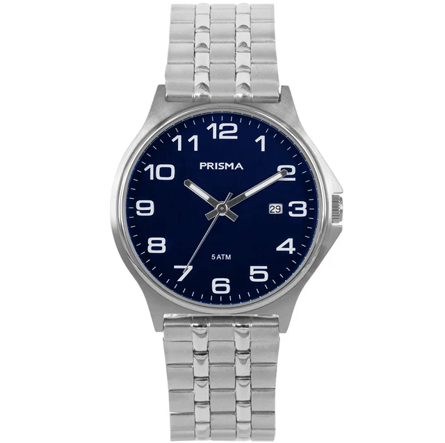 Prisma Watch P.1687 steel strap Men Stainless steel 5 ATM Bl kol saati