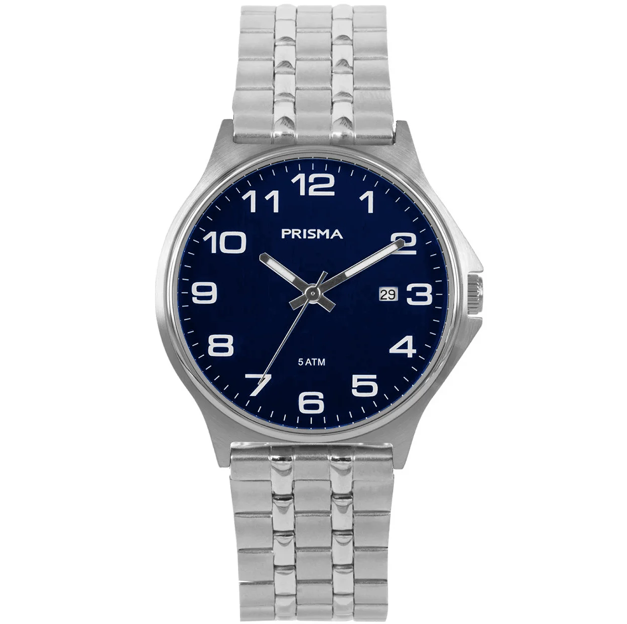Prisma Watch P.1687 steel strap Men Stainless steel 5 ATM Bl 38 mm kol saati