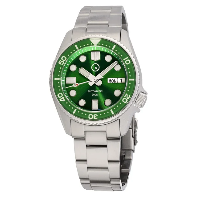 Islander Automatic Dive Watch with Radiant Green Dial #ISL-21 kol saati