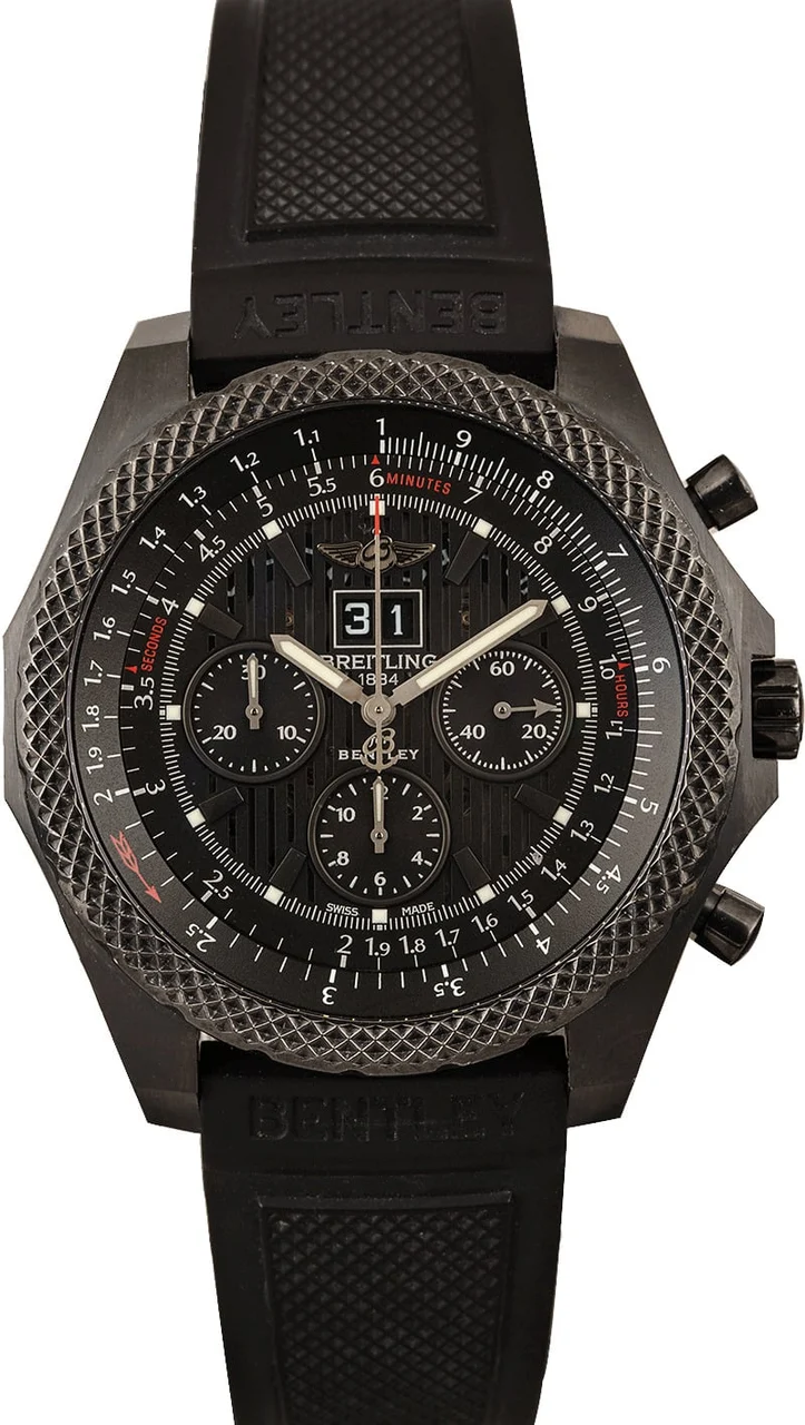 Breitling Bentley 6.75 Midnight Carbon M44364 T 49 mm kol saati
