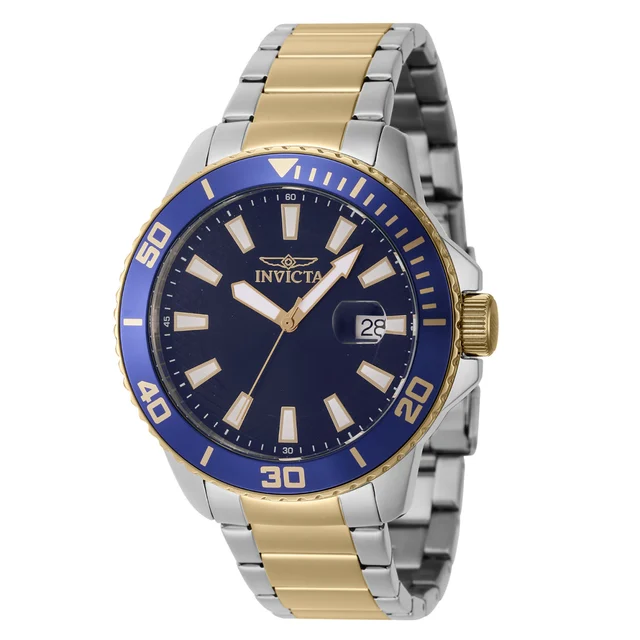 Invicta Pro Diver Watch - 45mm, Gold, Steel (46071) kol saati