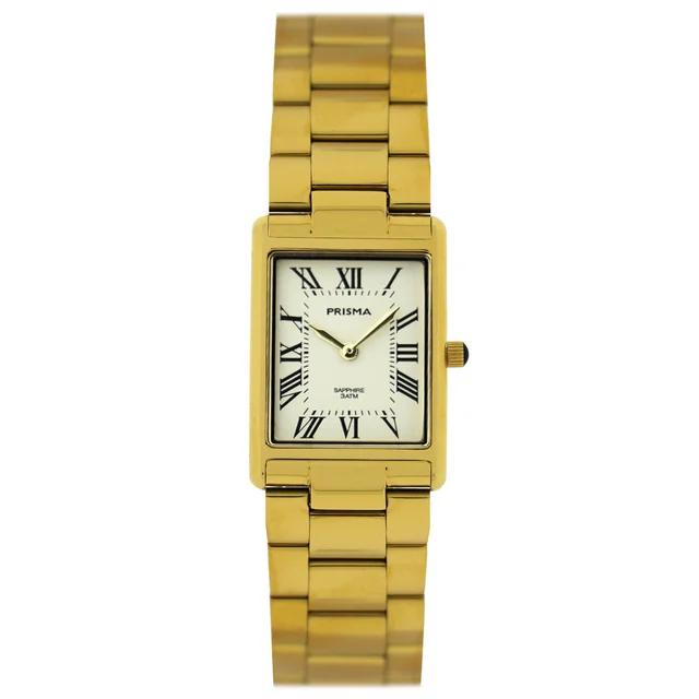 Prisma Baroness Gold Steel Prisma P.2355 Baroness Gold Steel kol saati