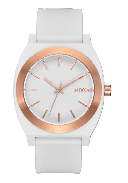 Nixon US Time Teller OPP - White / Rose Gold A1361-5171-00 kol saati