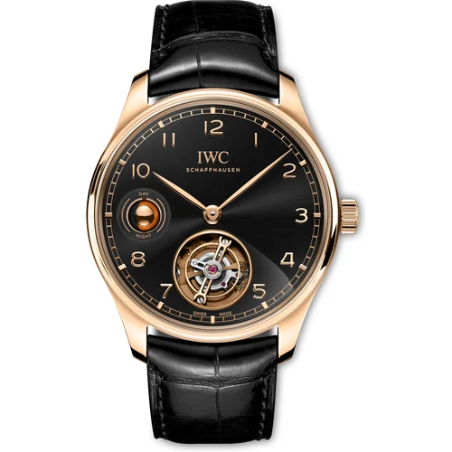 IWC Portugieser Hand-Wound Tourbillon Day & Night IW545901 kol saati