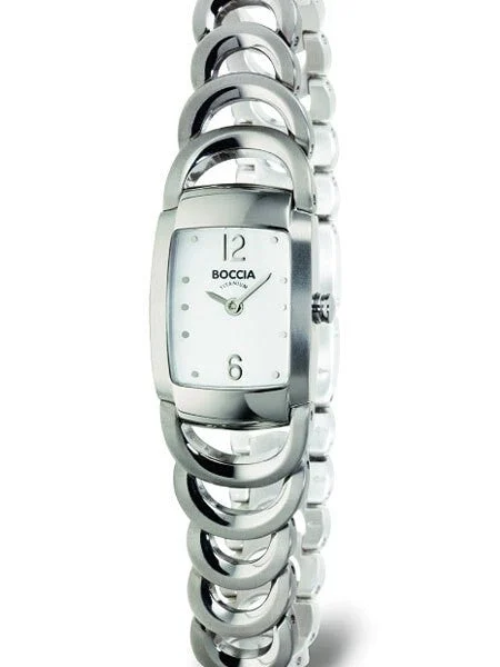 Boccia Quartz Watch with Titanium Case and Open-Link Bracelet #3159-01 kol saati