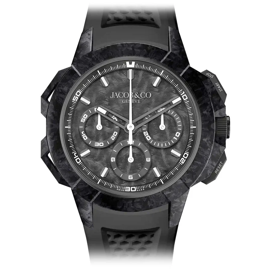 Jacob & Co. Jacob & Co. Epic X Chrono Tri Dial-Forged Carbon- 44mm Mo EC440.29.AA.AA.A 44 mm kol saati