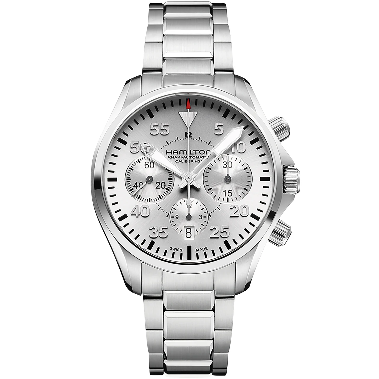 Hamilton Khaki Aviation Khaki Pilot Auto Chrono H64666155 42 mm kol saati