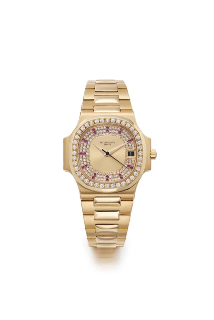Patek Philippe PATEK PHILIPPE REF. 3800/103 18K YELLOW GOLD WITH DIAMOND AND RUBY AUTOMATI
