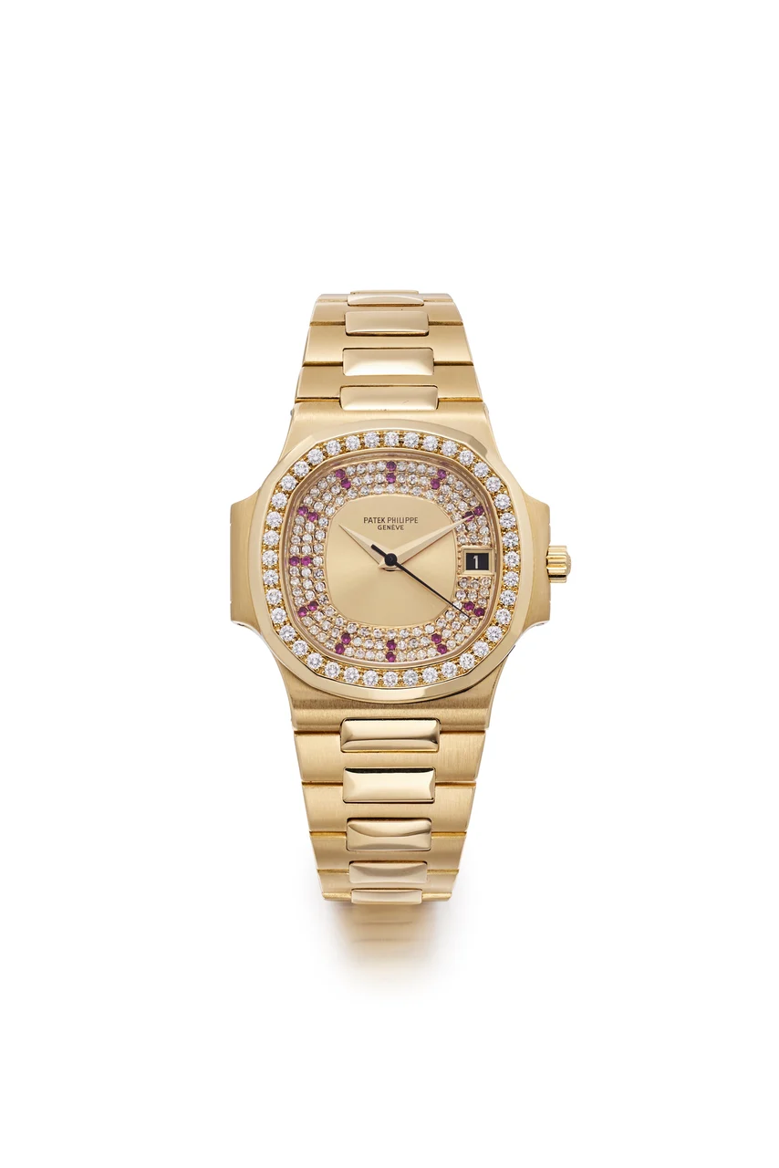 Patek Philippe PATEK PHILIPPE REF. 3800/103 18K YELLOW GOLD WITH DIAMOND AND RUBY AUTOMATIC kol saati