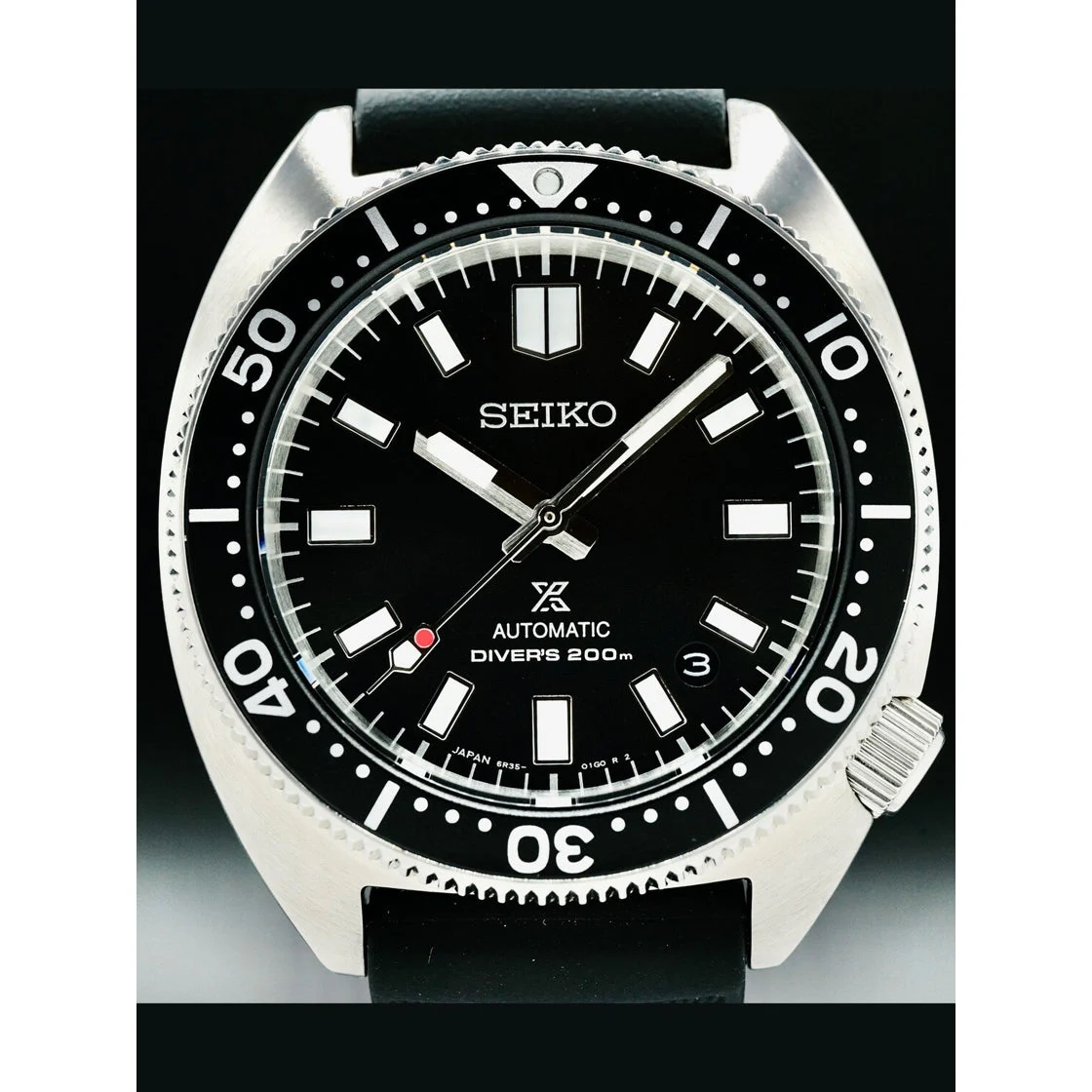Seiko Prospex Diver's SS Automatic Black Dial 210000073439 41 mm kol saati